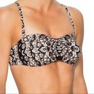 NWOT Athleta bandeau swim top 34 D/DD